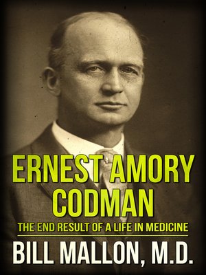 cover image of Ernest Amory Codman